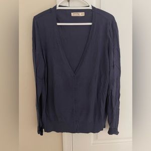 Blue Cardigan Sweater